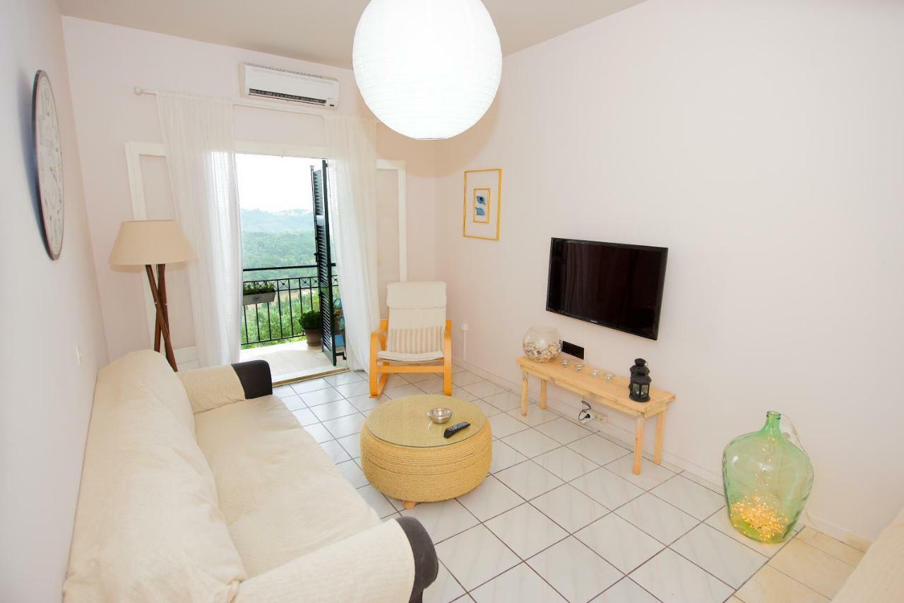 Aurora Apartment Corfu Pelekas Esterno foto